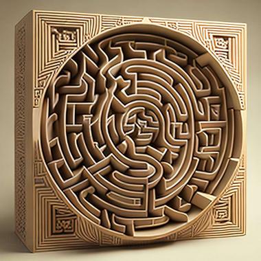 3D model labyrinth (STL)